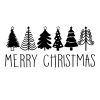 Herbruikbare raamsticker Merry Christmas vrolijk kerstfeest kerst feestdagen statische raamsticker